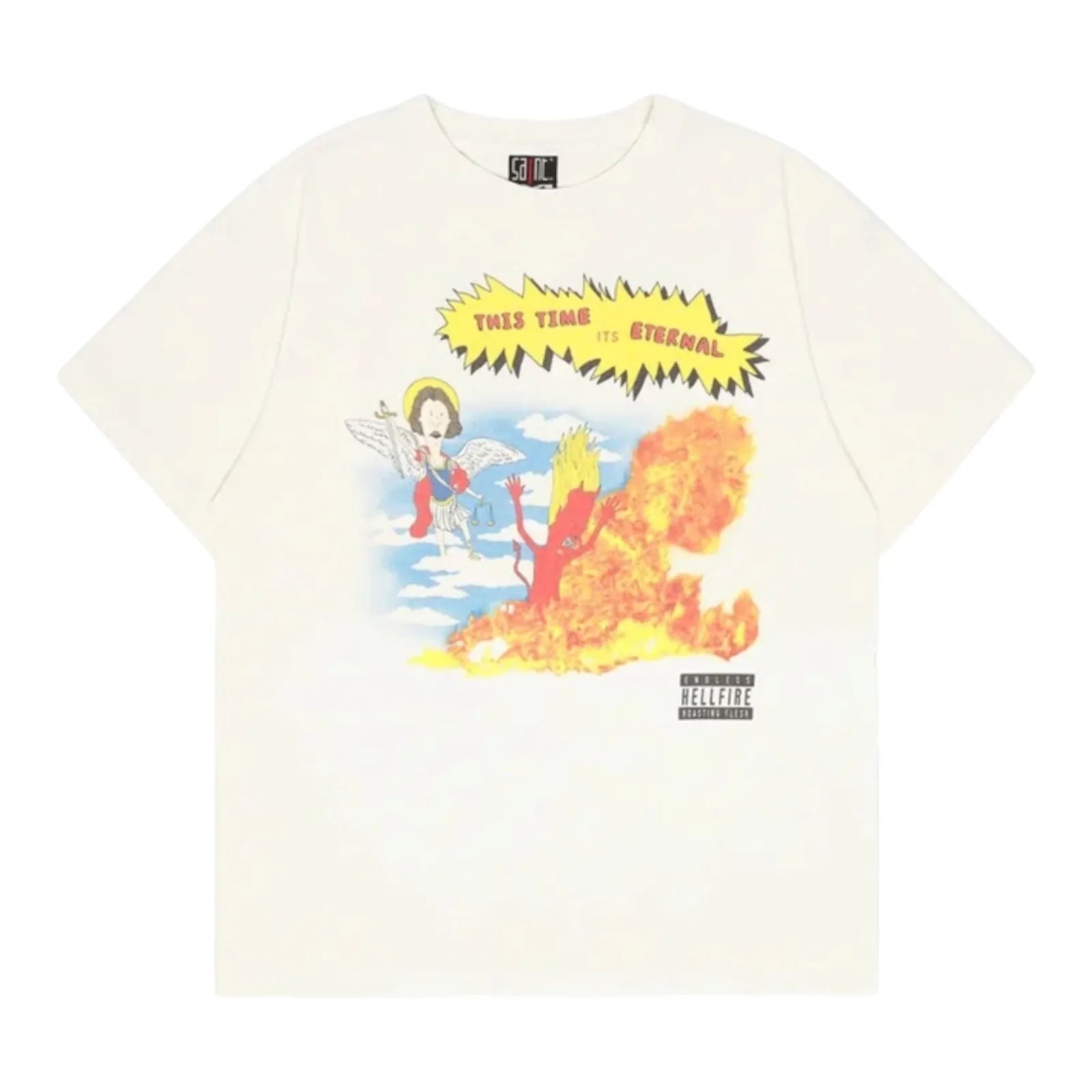 Saint Michael Time Is Eternal Tee (White) - Preowned