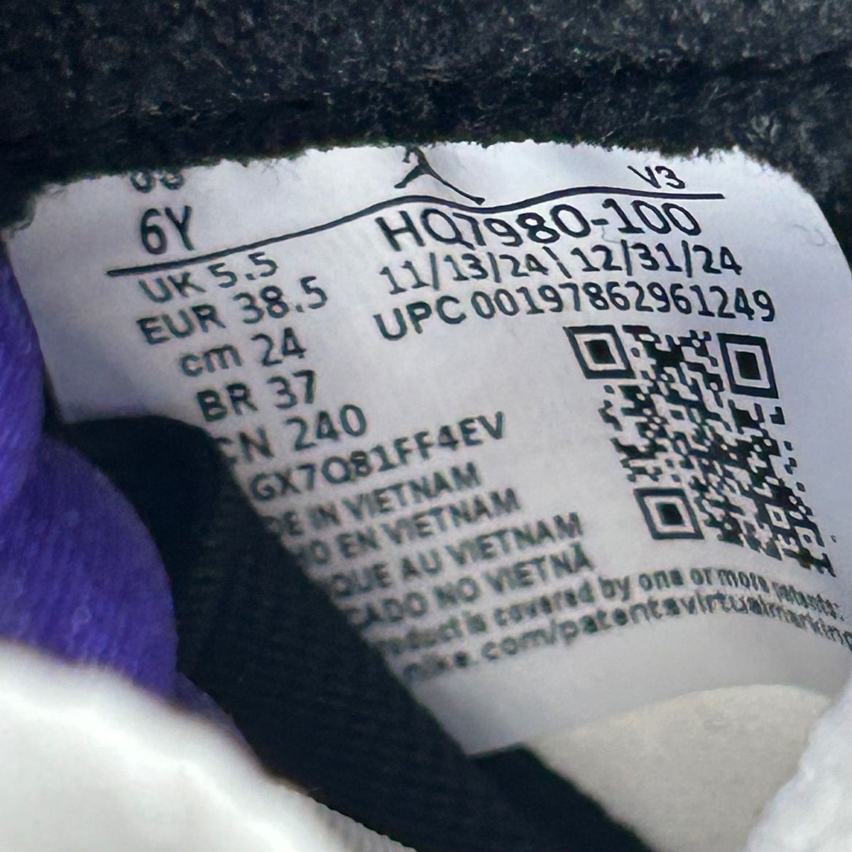 Jordan 5 Retro Grape (2025) (GS) - Preowned