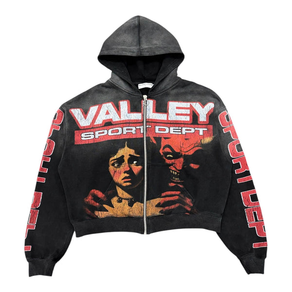 Vale Forever Devils Advocate Zip Up (Black/Red) - Preowned