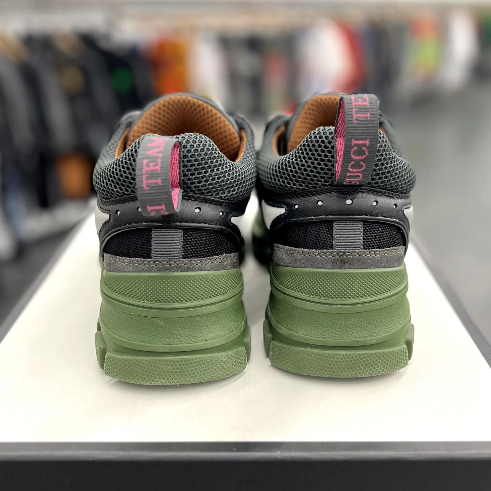 Gucci Flashtrek SEGA Green - Preowned