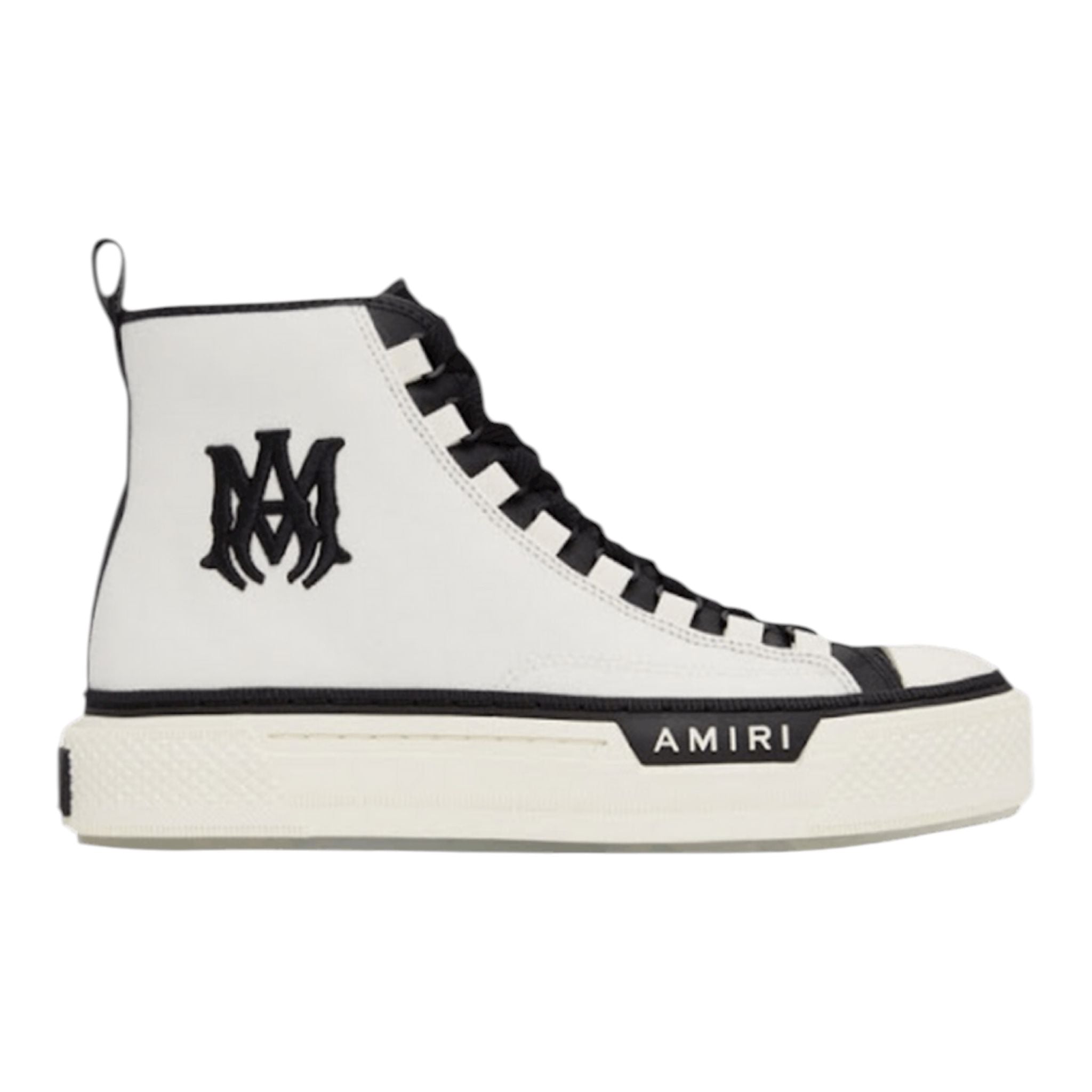 Amiri M.A. Logo Court High (White Black) - Preowned