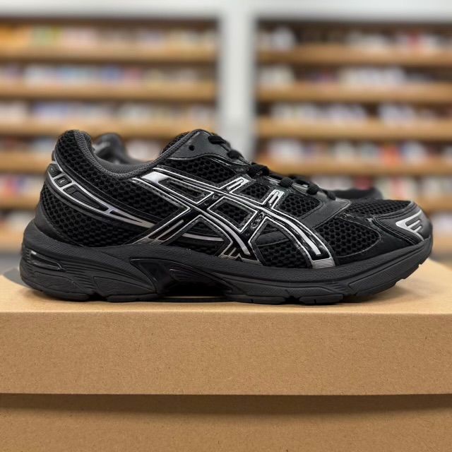 ASICS Gel-1130 Black Pure Silver (GS) - Preowned