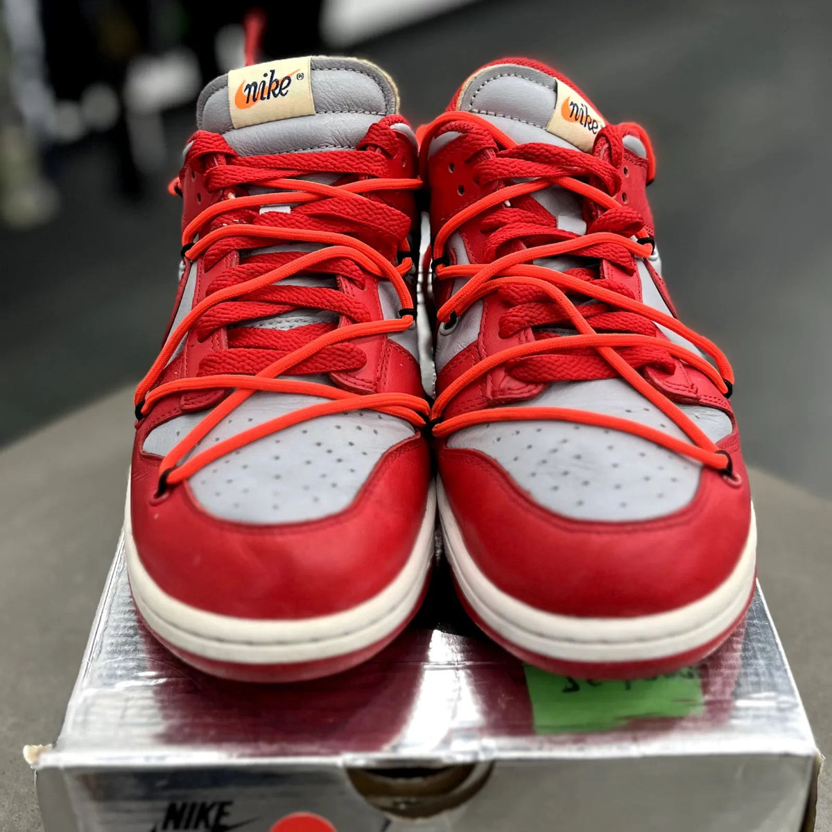 Nike Dunk Low Off-White University Red - Preowned
