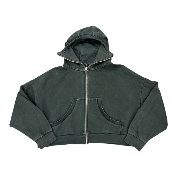 Entire Studios Zip Up Hoodie (Washed Black) - Preowned