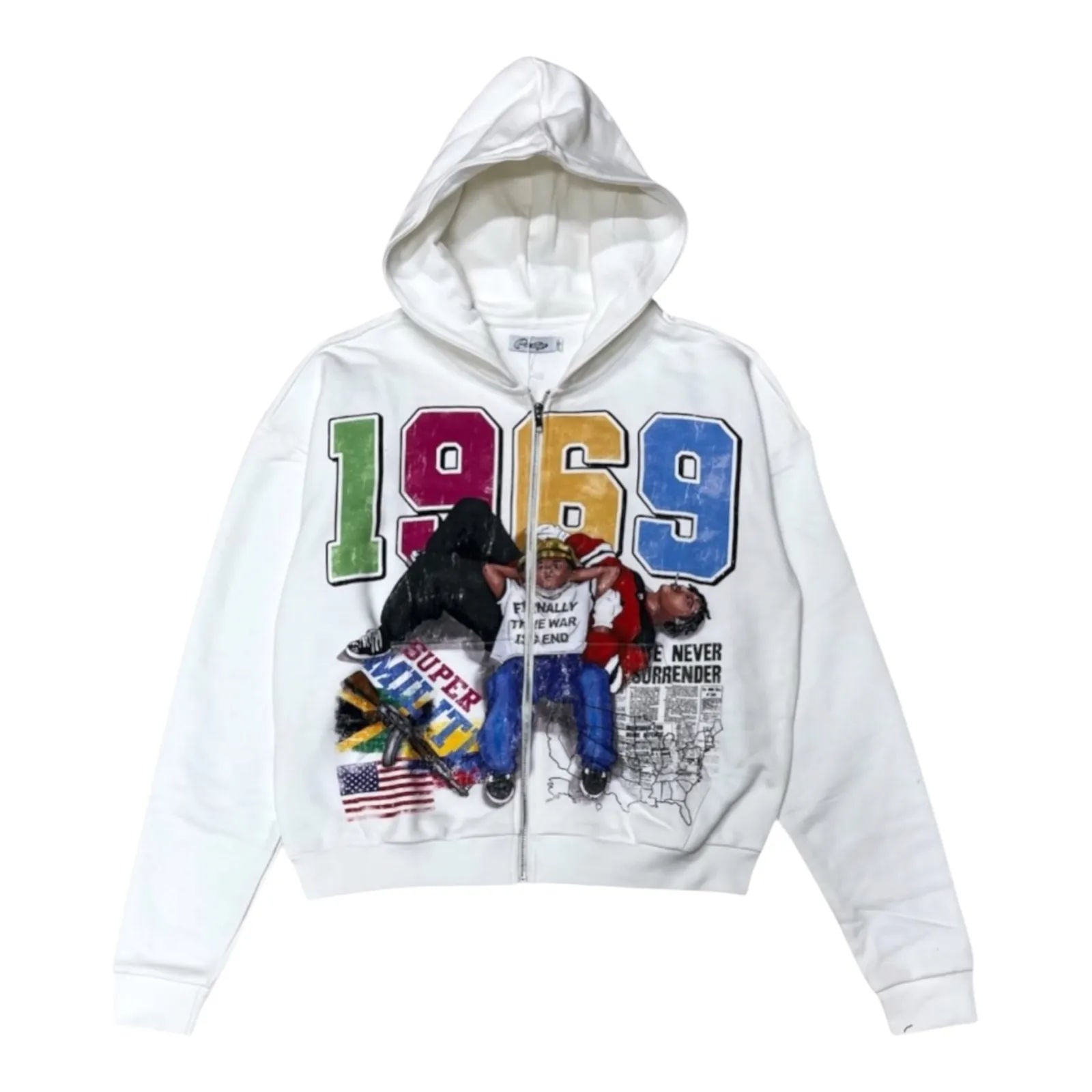 Prestige War Has Ended Hoodie (Off-White) - Preowned