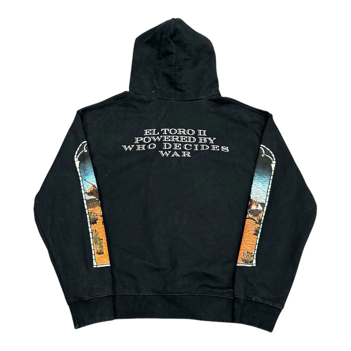 Who Decides War x EST Gee Stained Glass Hoodie Black - Preowned