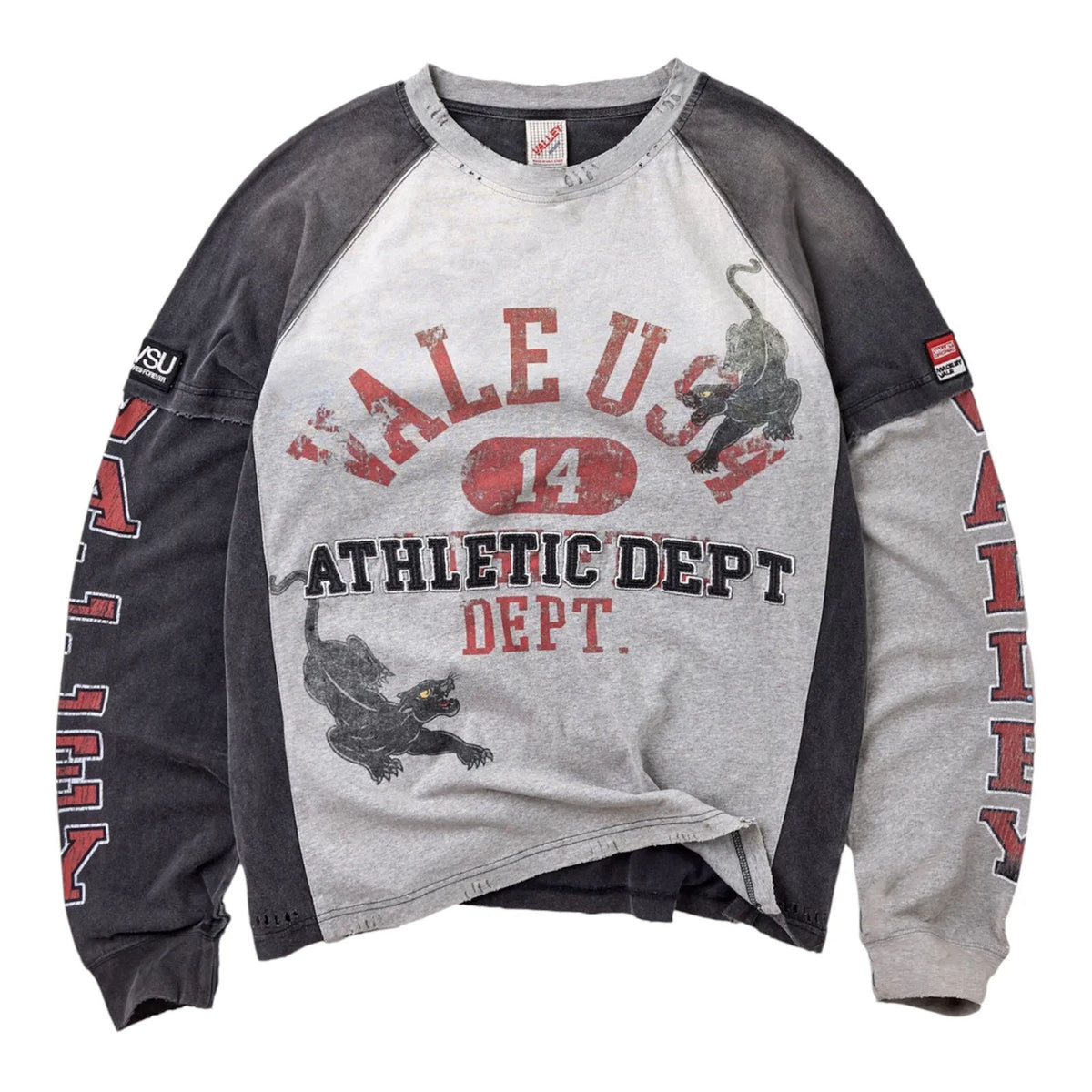 Vale Forever Varsity LS Tee (Black/Grey)