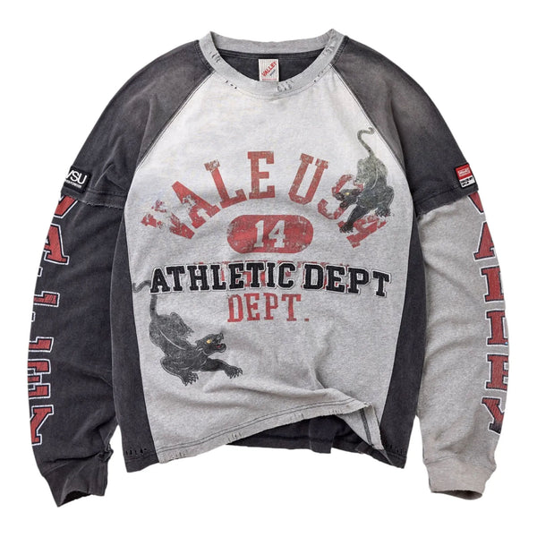 Vale Forever Varsity LS Tee (Black/Grey)