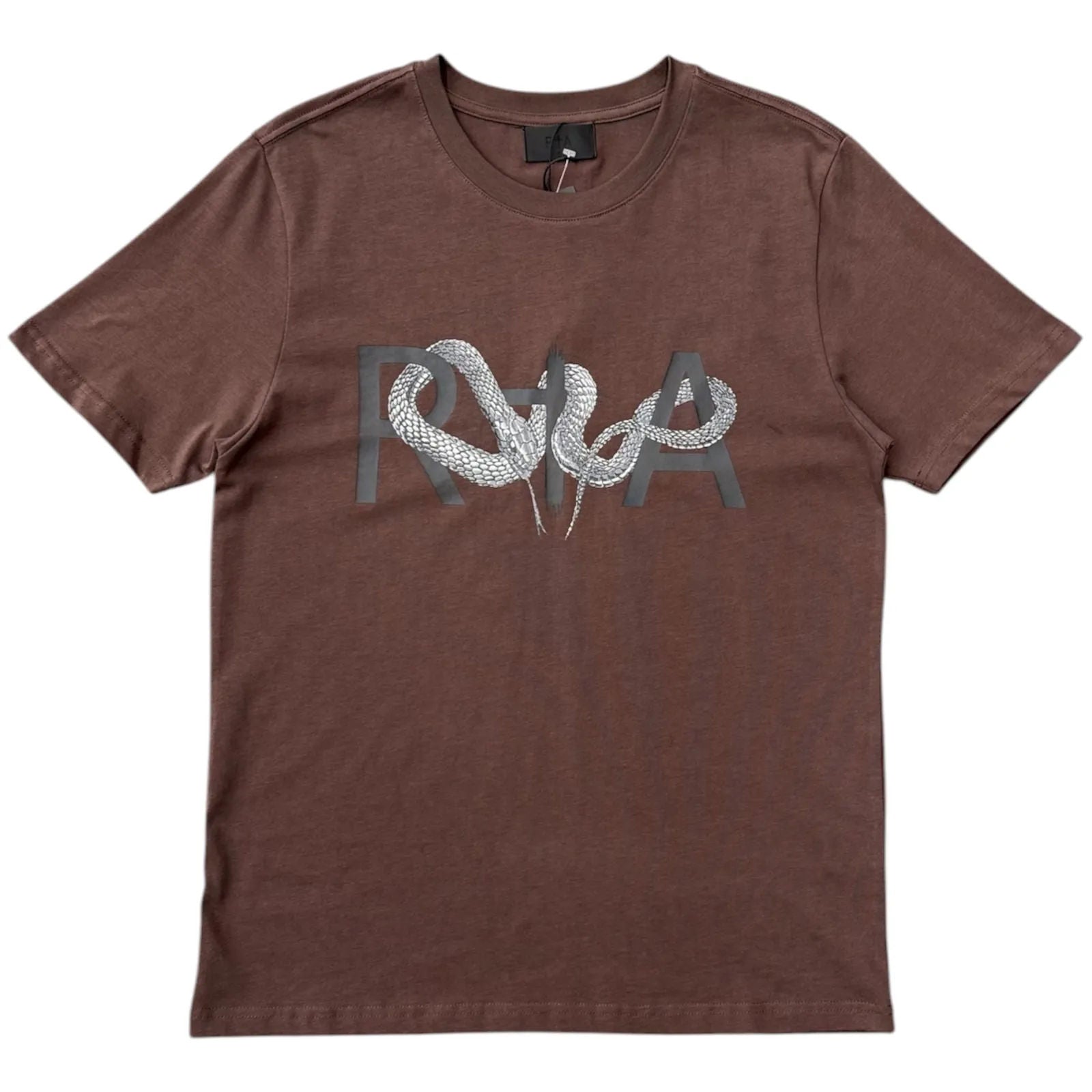 RTA Liam Snake Logo Tee (Brown)
