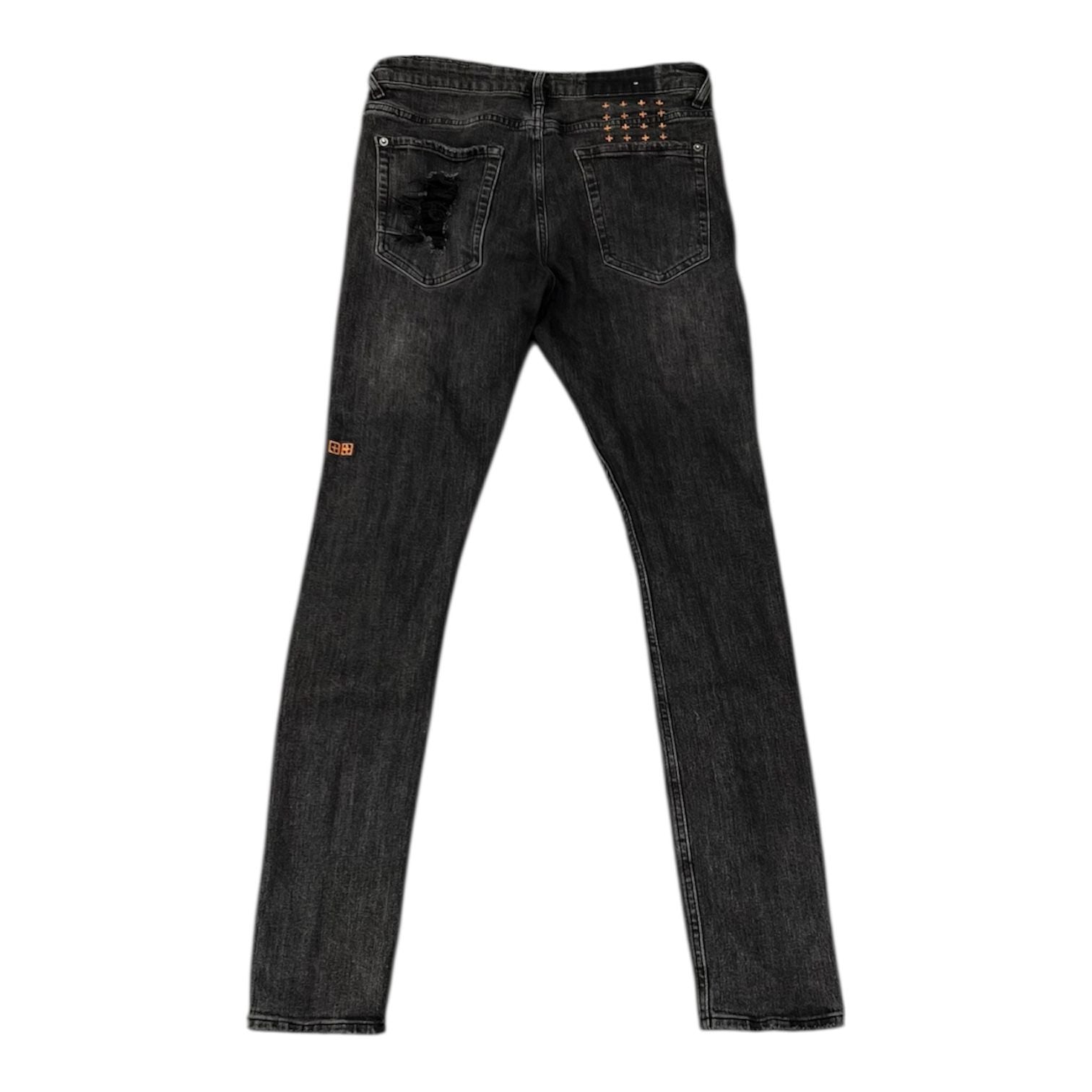 Ksubi Denim (Black/Orange) - Preowned