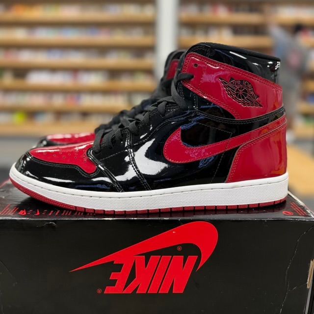 Jordan 1 Retro High OG Patent Bred - Preowned