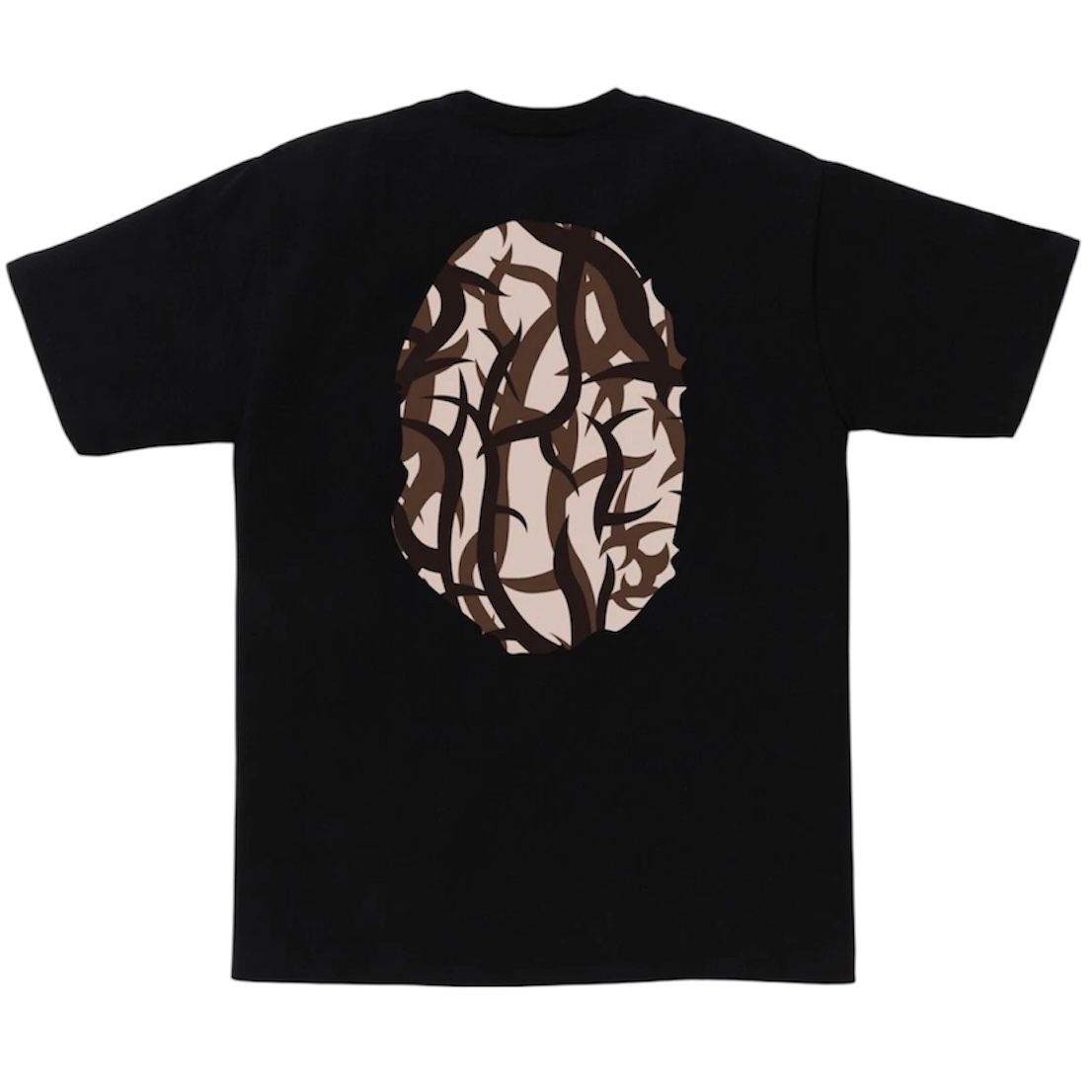 Bape Trial Camo Big Ape Head Tee (Black/Beige)