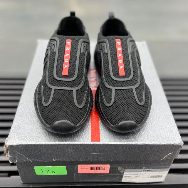 Prada America's Cup Slip-On (Black) - Preowned