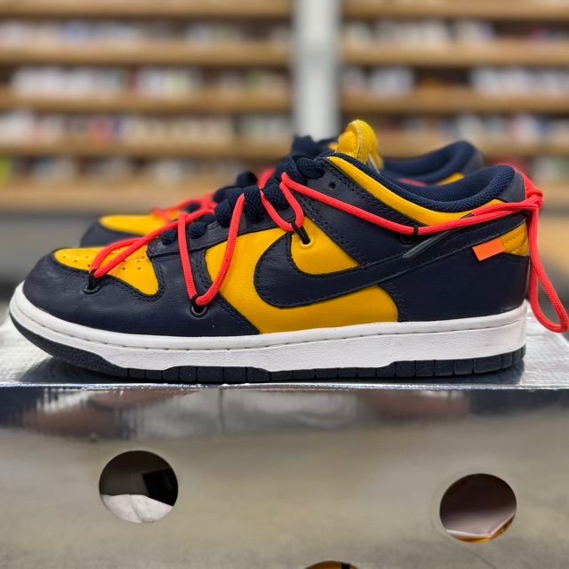 Nike Dunk Low Off-White University Gold - Preowned