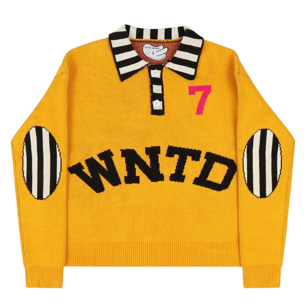 WNTD Rugby Knit Polo (Yellow) - Preowned