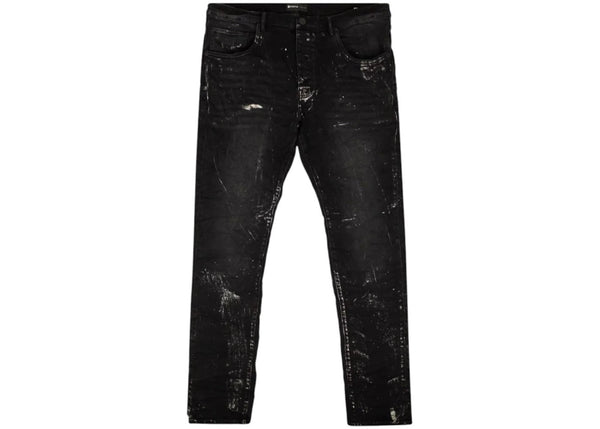 Purple Brand Black Wash Jeans Metallic Silver - Preowned