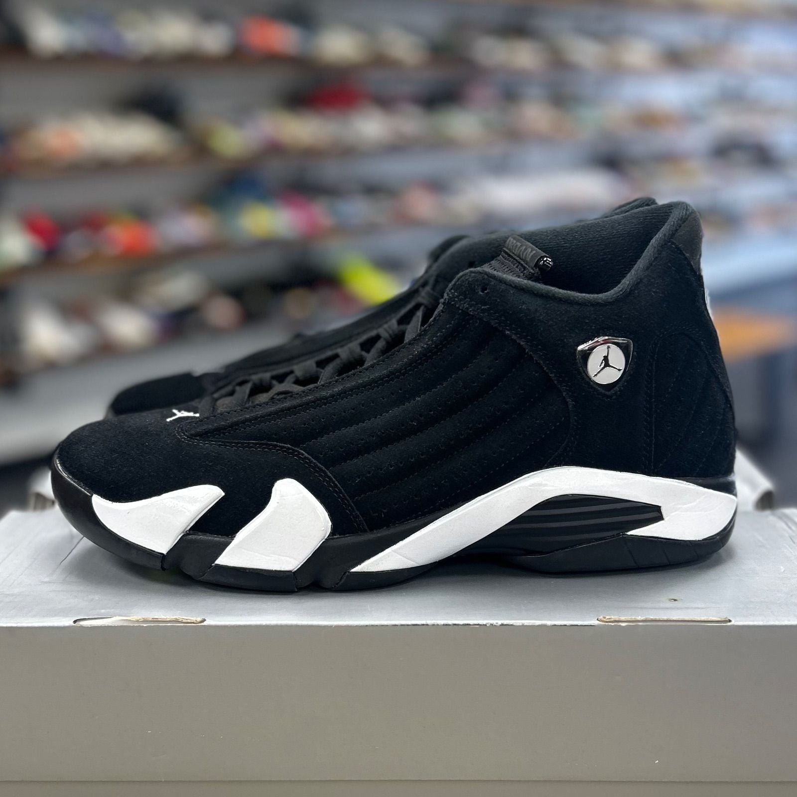 Jordan 14 Retro Black White - Preowned