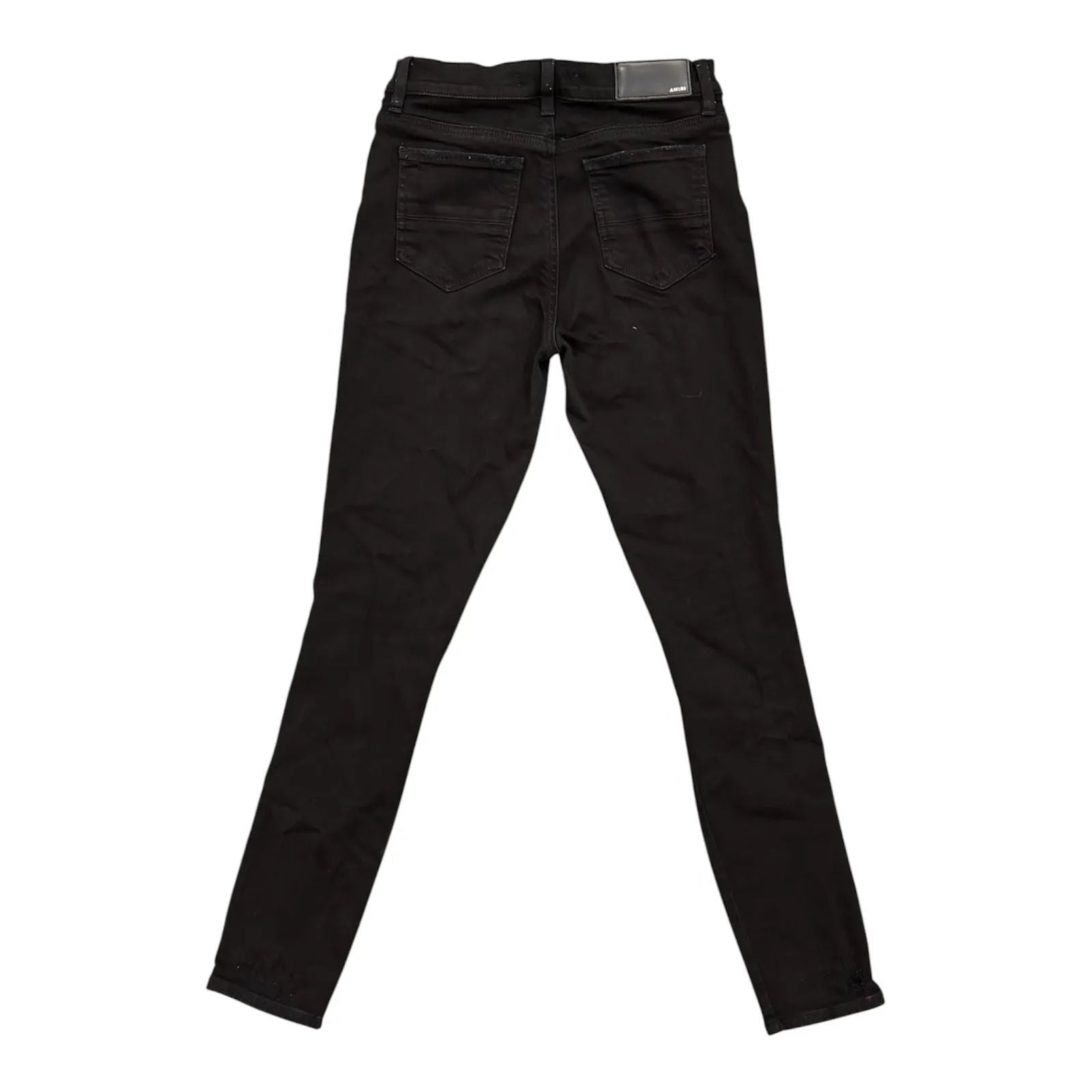 Amiri Distressed Skinny Jeans (Black) - Preowned