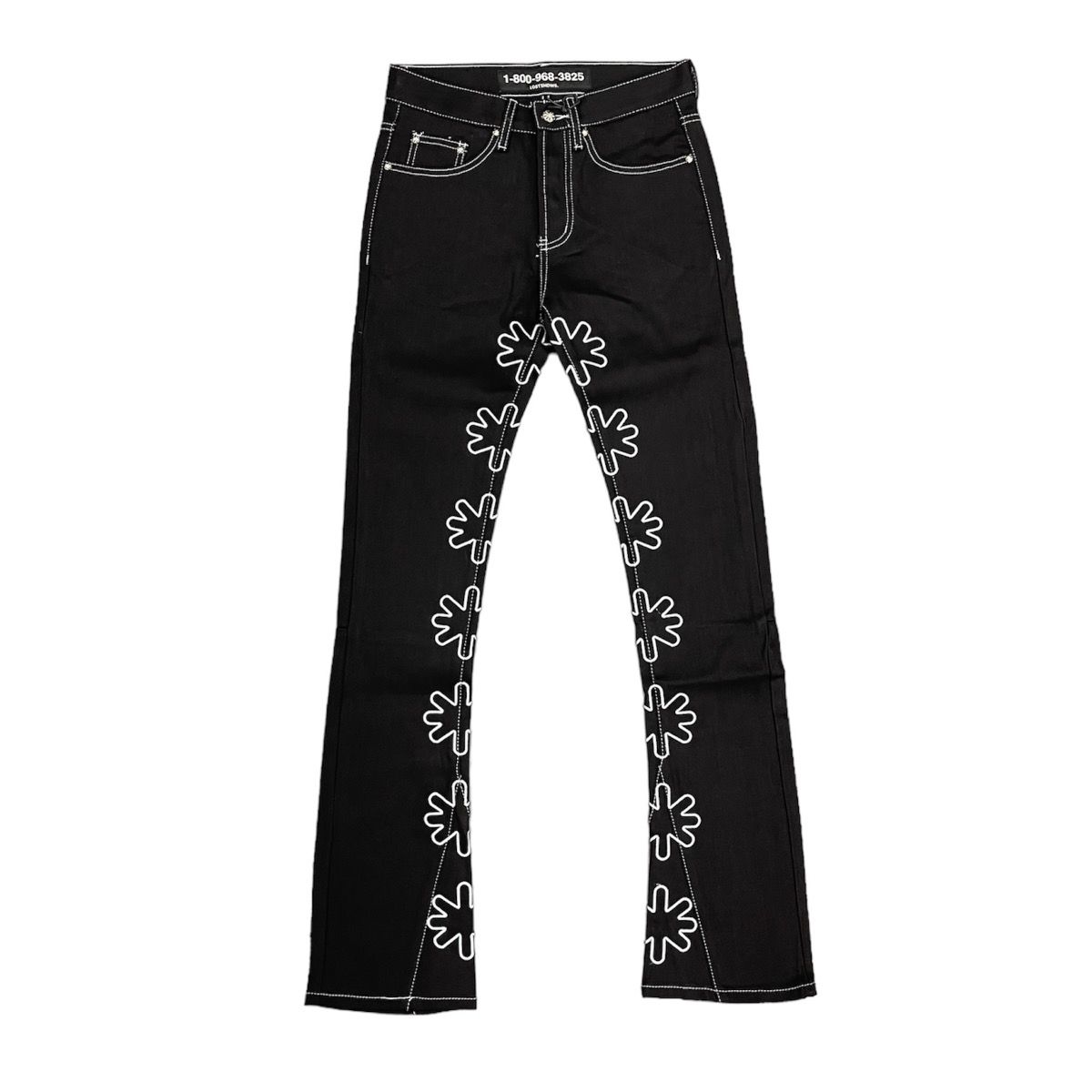 Lostshdws Outline Denim Pant (White)