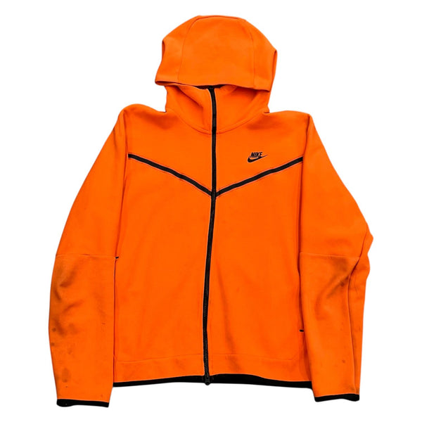 Nike Tech Fleece Zip Up Hoodie (Burnt Orange) - Preowned