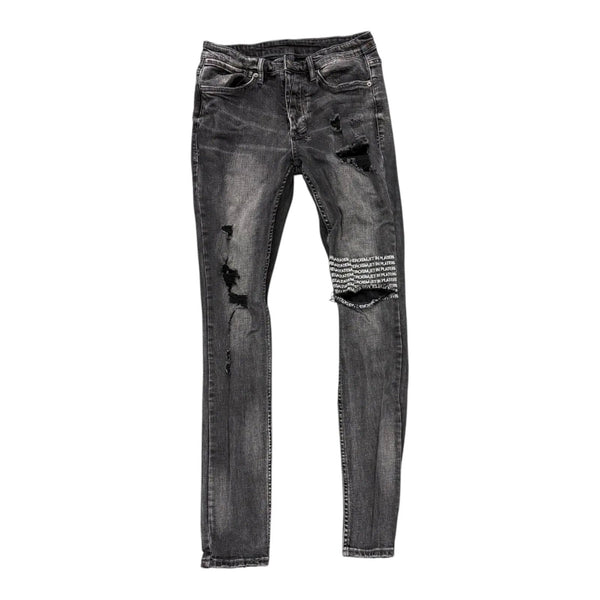 Ksubi Van Winkle Angst Plateis Jean (Grey) - Preowned