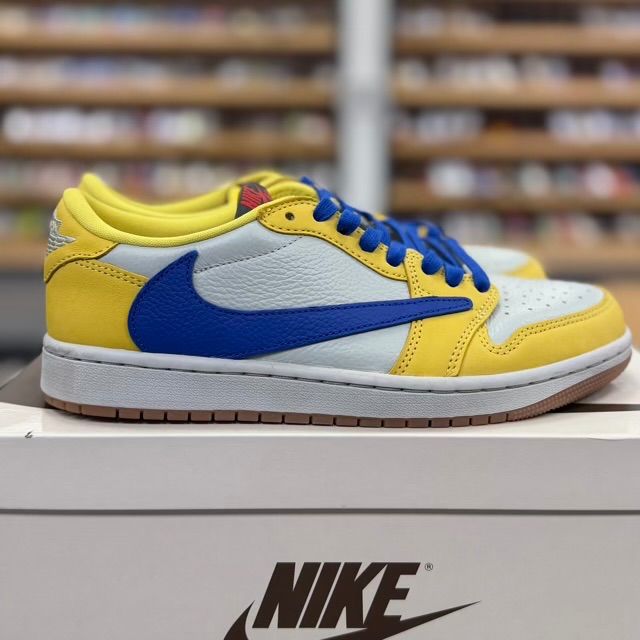 Jordan 1 Retro Low OG SP Travis Scott Canary (Women's) - Preowned