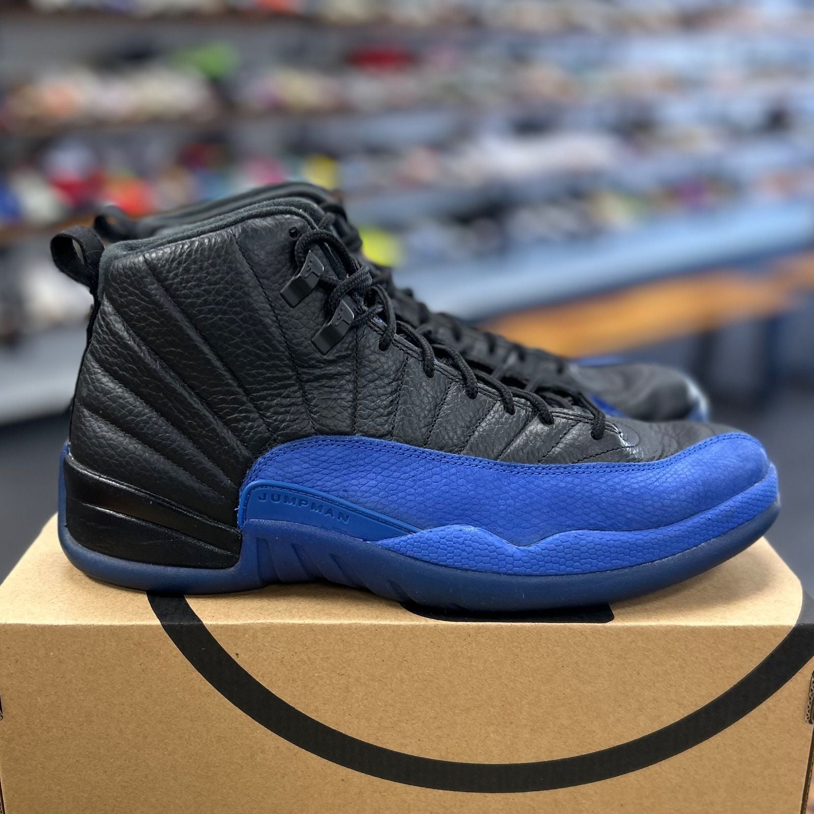 Jordan 12 Retro Black Game Royal - Preowned