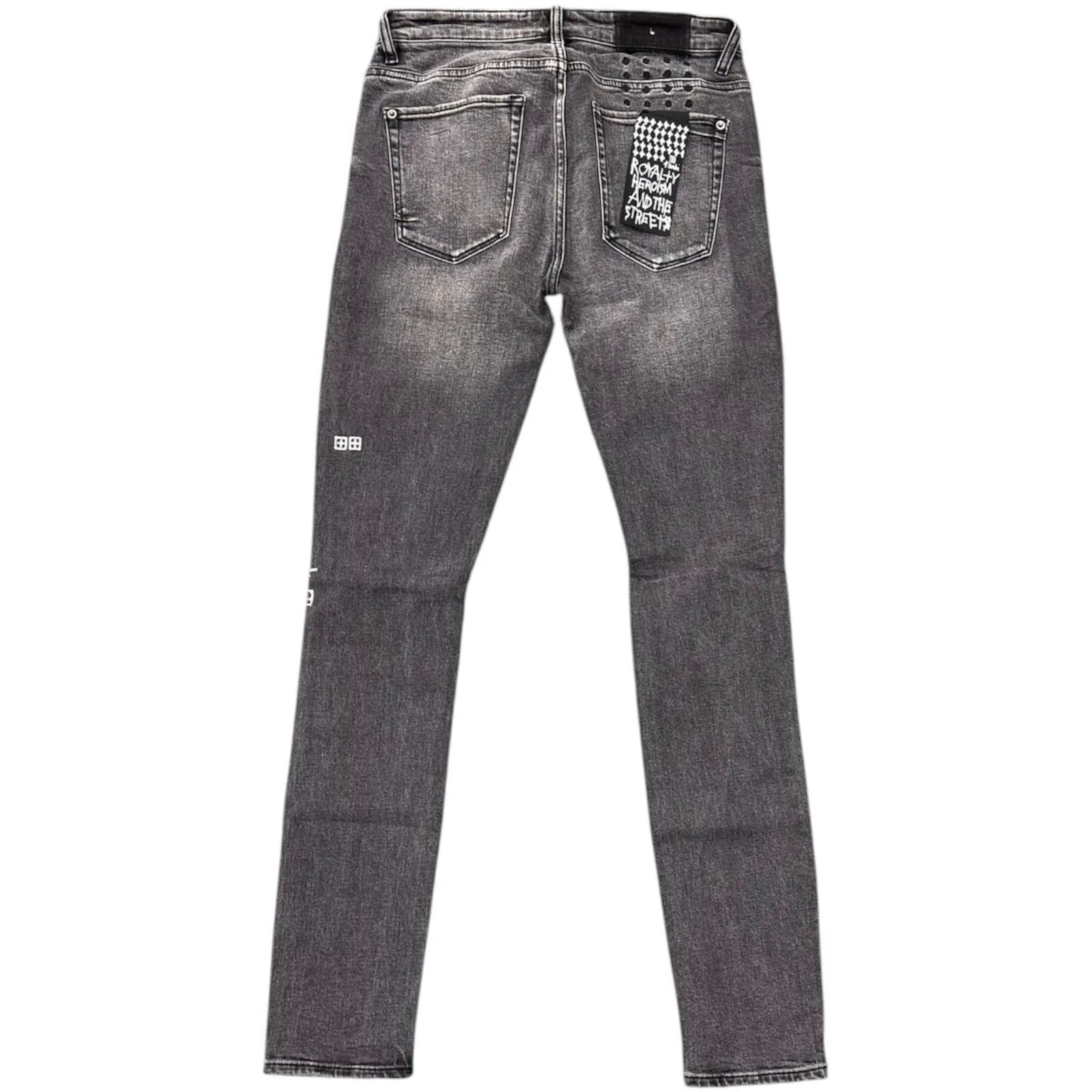 Ksubi Van Winkle Angst Thrashed Jeans (Black Wash) - Preowned
