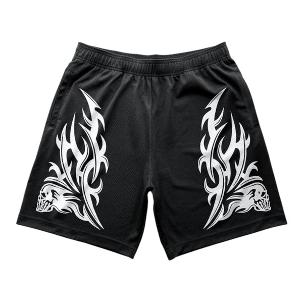 Warren Lotas Sturgis Tribal Shorts (Black)