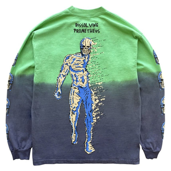 Warren Lotas Dissolving Prometheus L/S Tee (Green Ombre)
