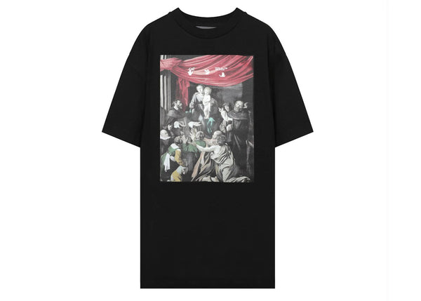 OFF-WHITE Caravaggio Painting T-shirt Black - Preowned
