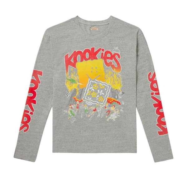 Kapital Kookies LS Tee (Grey) - Preowned