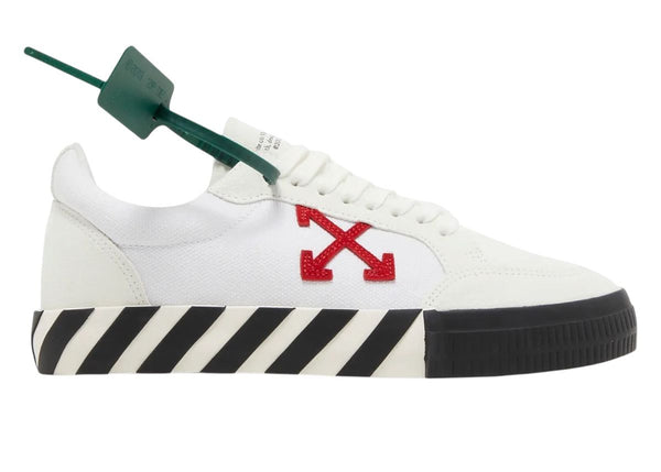 Off-White Vulc Low "White Red Black"