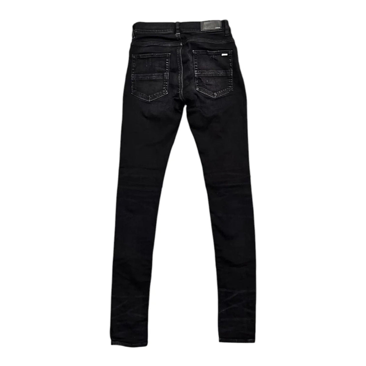 Amiri MX1 Brown Bandana Patch Destroyed Jean (Black) - Preowned