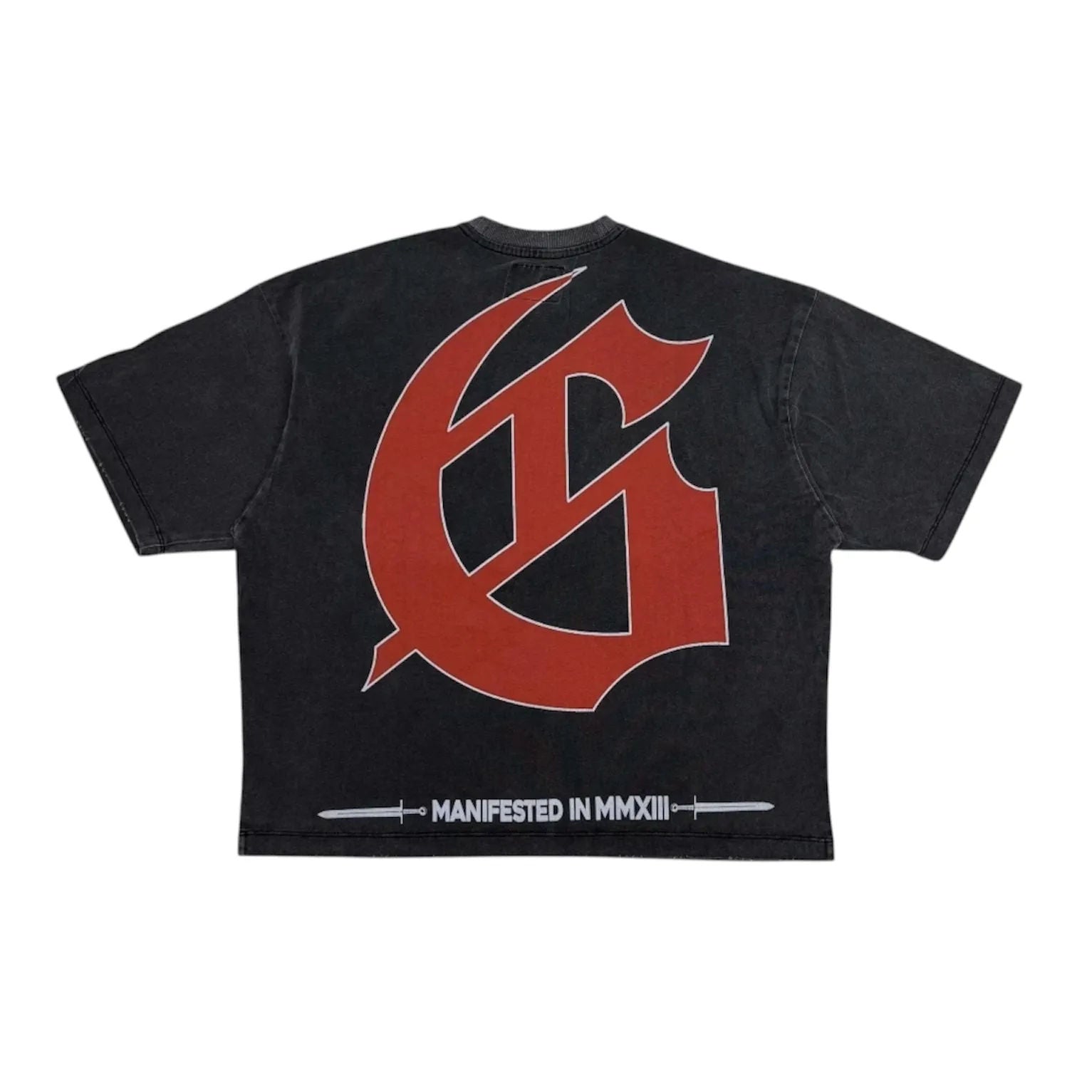 Godspeed Sea Sick T-shirt Grey Wash - Preowned