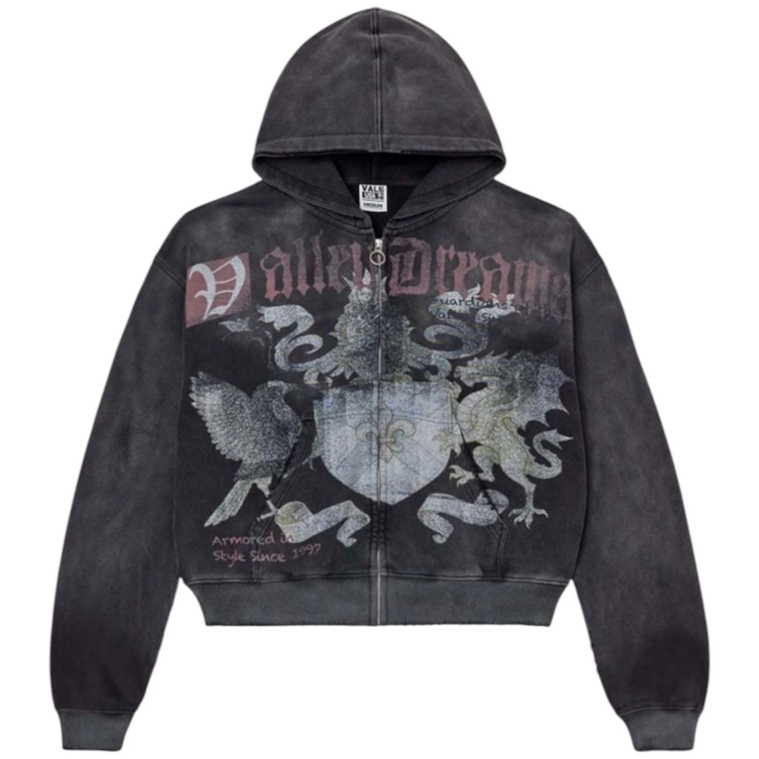 Vale Forever Vendetta Zip Up Hoodie (Black) - Preowned