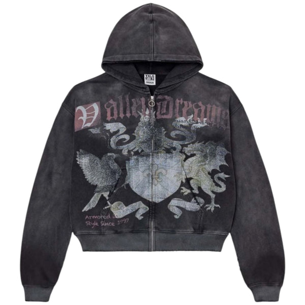 Vale Forever Vendetta Zip Up Hoodie (Black) - Preowned