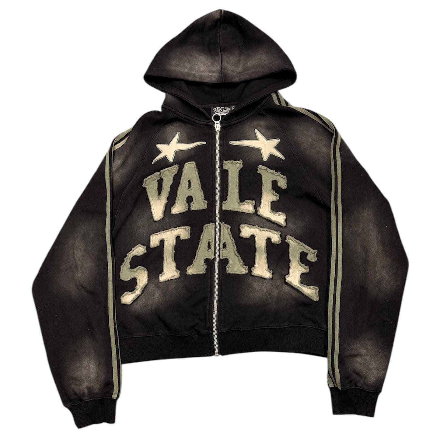 Vale Forever State Zip Up (Black) - Preowned