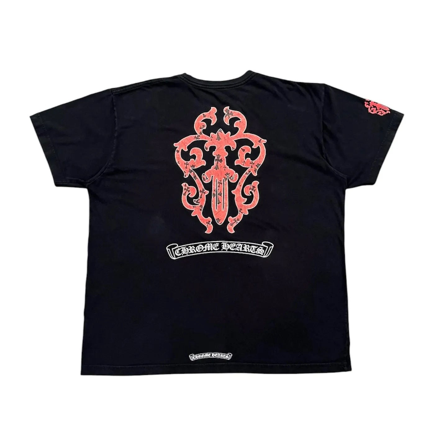 Chrome Hearts Red Dagger Pocket Tee (Black) - Preowned