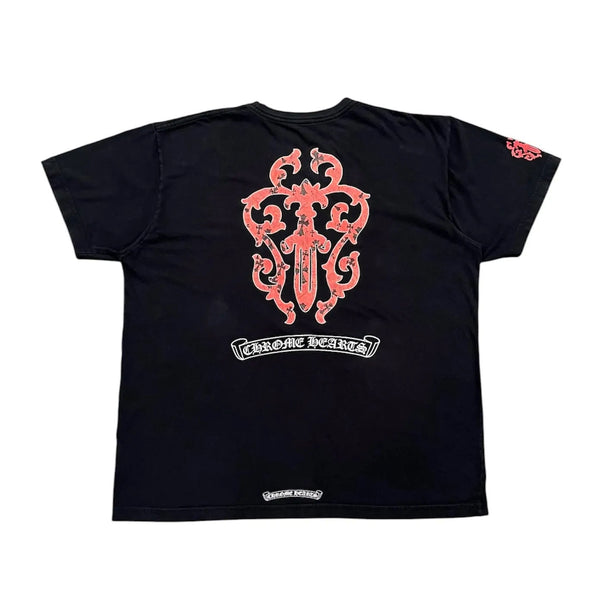 Chrome Hearts Red Dagger Pocket Tee (Black) - Preowned