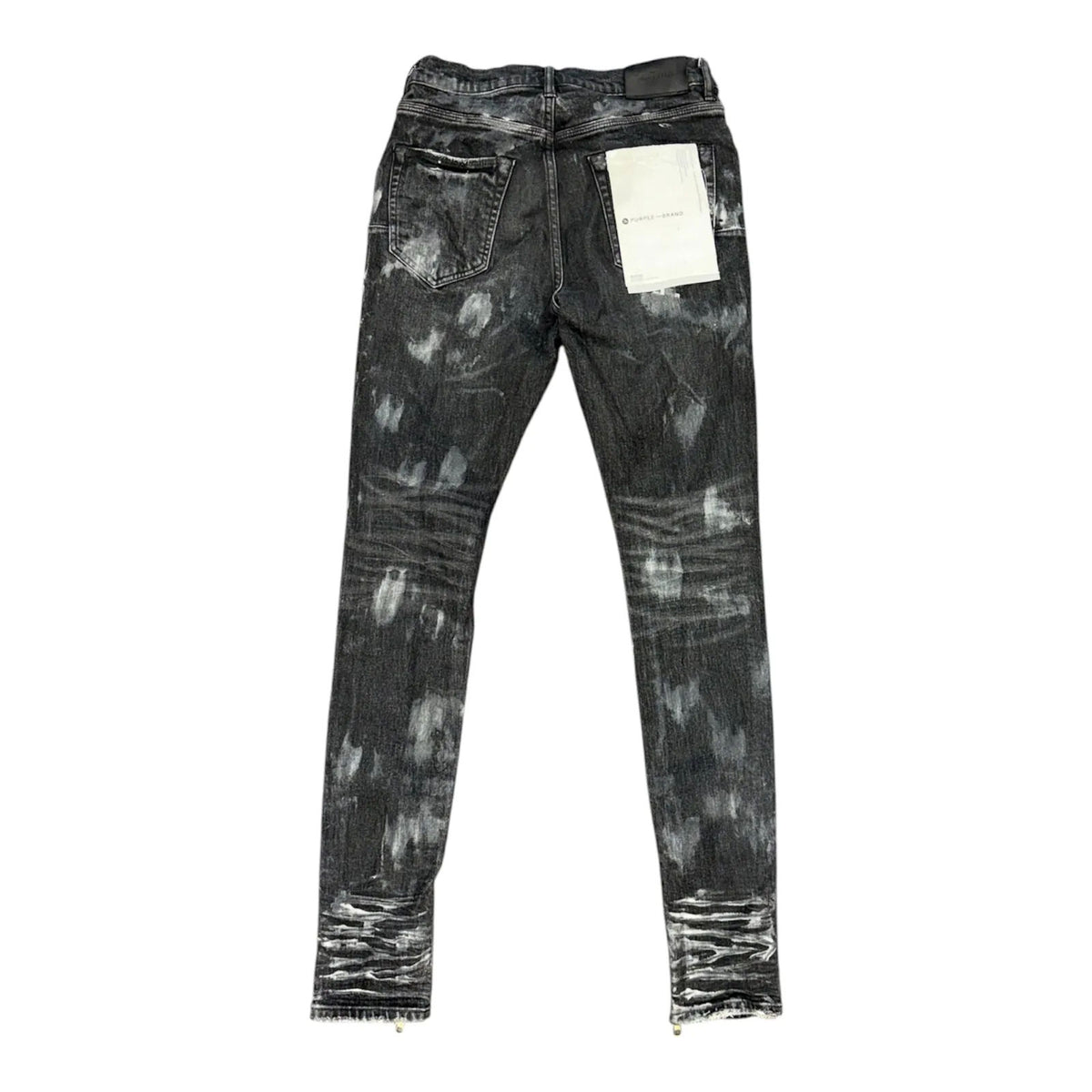 Purple Jean Paint Splatter (Black) - Preowned