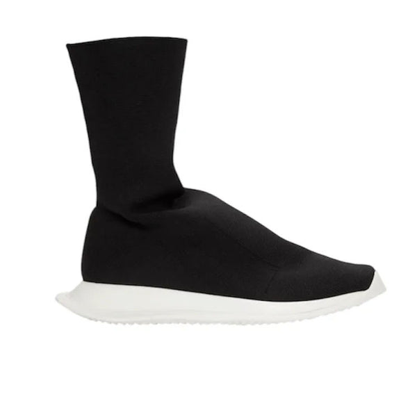 Rick Owens DRKSHDW Runner Stretch Sock Black Milk - Preowned