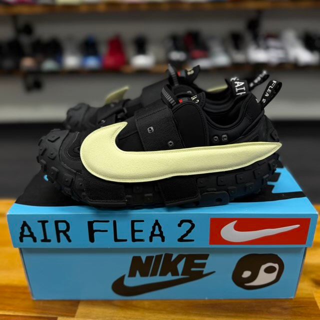Nike CPFM Air Flea 2 Cactus Plant Flea Market Black Alabaster - Preowned