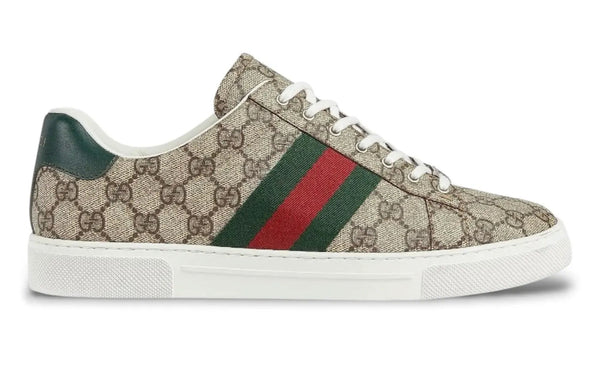 Gucci Ace GG Canvas Sneaker (Beige) (Women's)