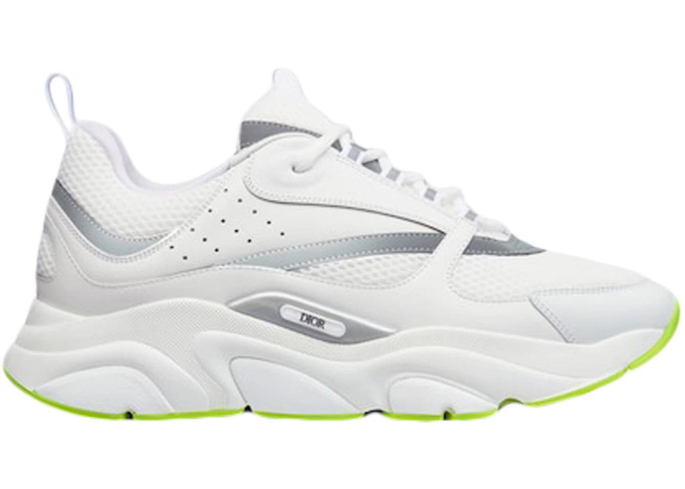 Dior B22 White Silver Fluo Green - Preowned