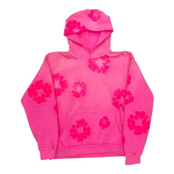 Denim Tears Mono Cotton Wreath Hoodie Pink - Preowned