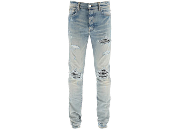 AMIRI MX1 Destroyed Bandana Jeans Clay Indigo - Preowned