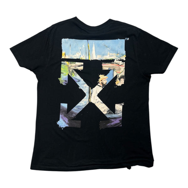 Off-White Colour Painting Diagonals Arrows Tee (Black) - Preowned