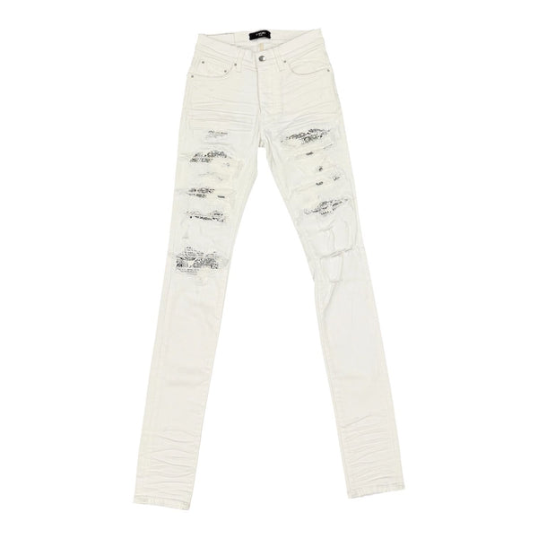 Amiri Thrasher White Bandana Jean (White)