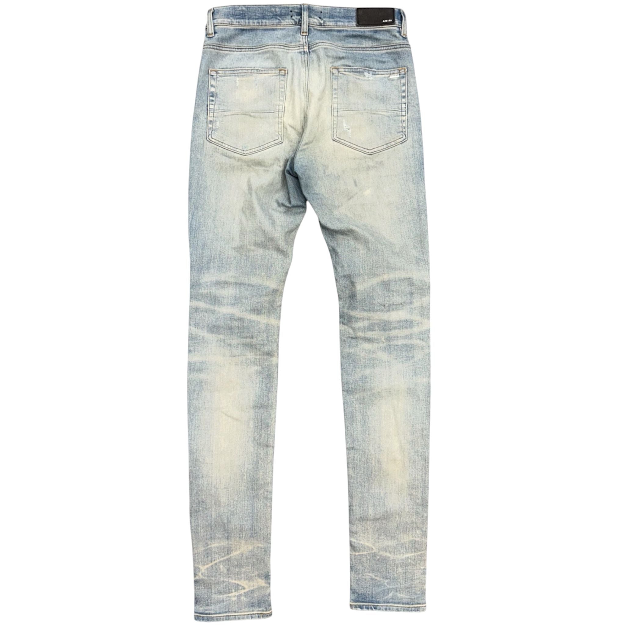 Amiri MX1 Black Bandana Patch Jean (Clay Indigo)